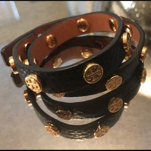 New Tory burch double wrap logo bracelet